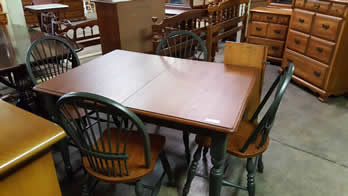 Solid Oak Table and 4 Chairs